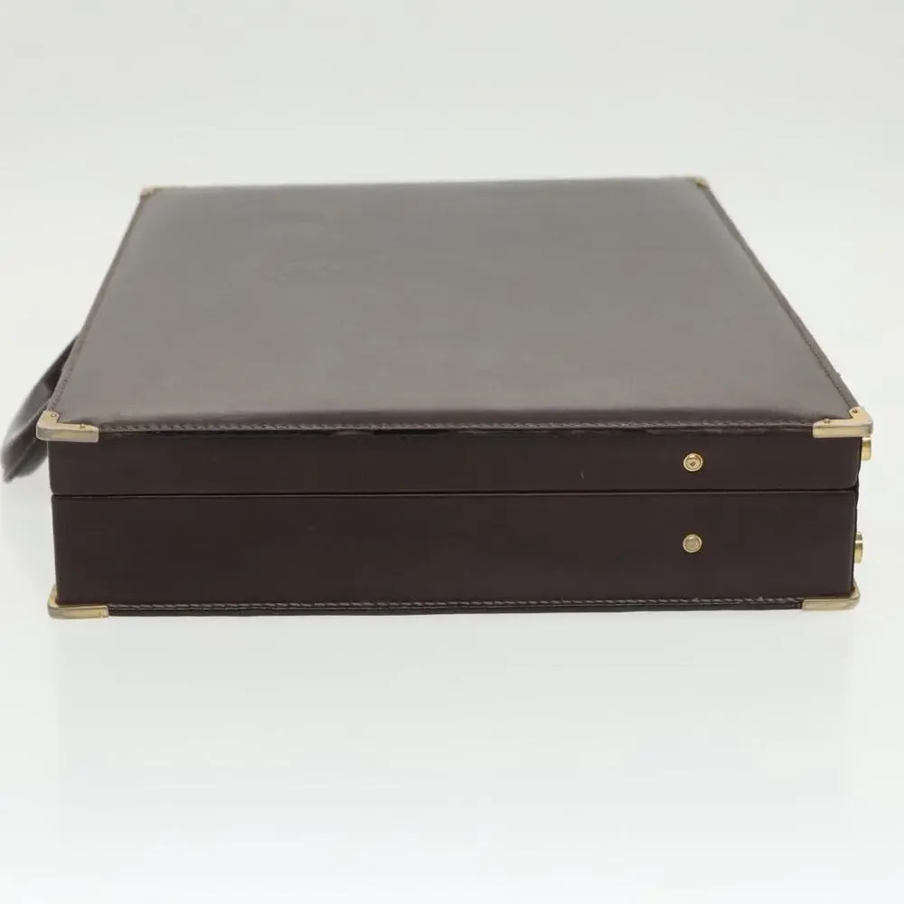 LOEWE Anagram Trunk Leather Brown